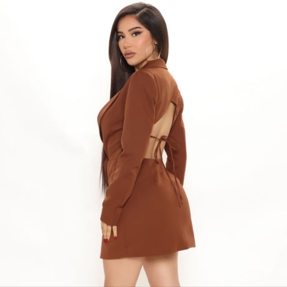 FASHION NOVA Blazer Mini Dress - NWT Excellent Condition. Size XS - Picture 3 of 13
